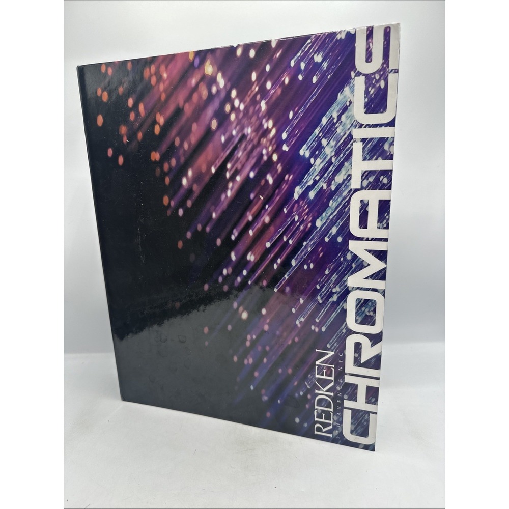 Redken Chromatics Hair Color Chart Swatches Reference Guide Book Binder